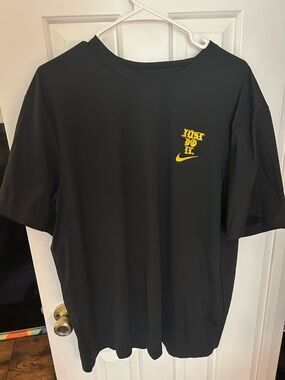 Nike Black Dri-FIT Tee with Subtle Gray Swoosh